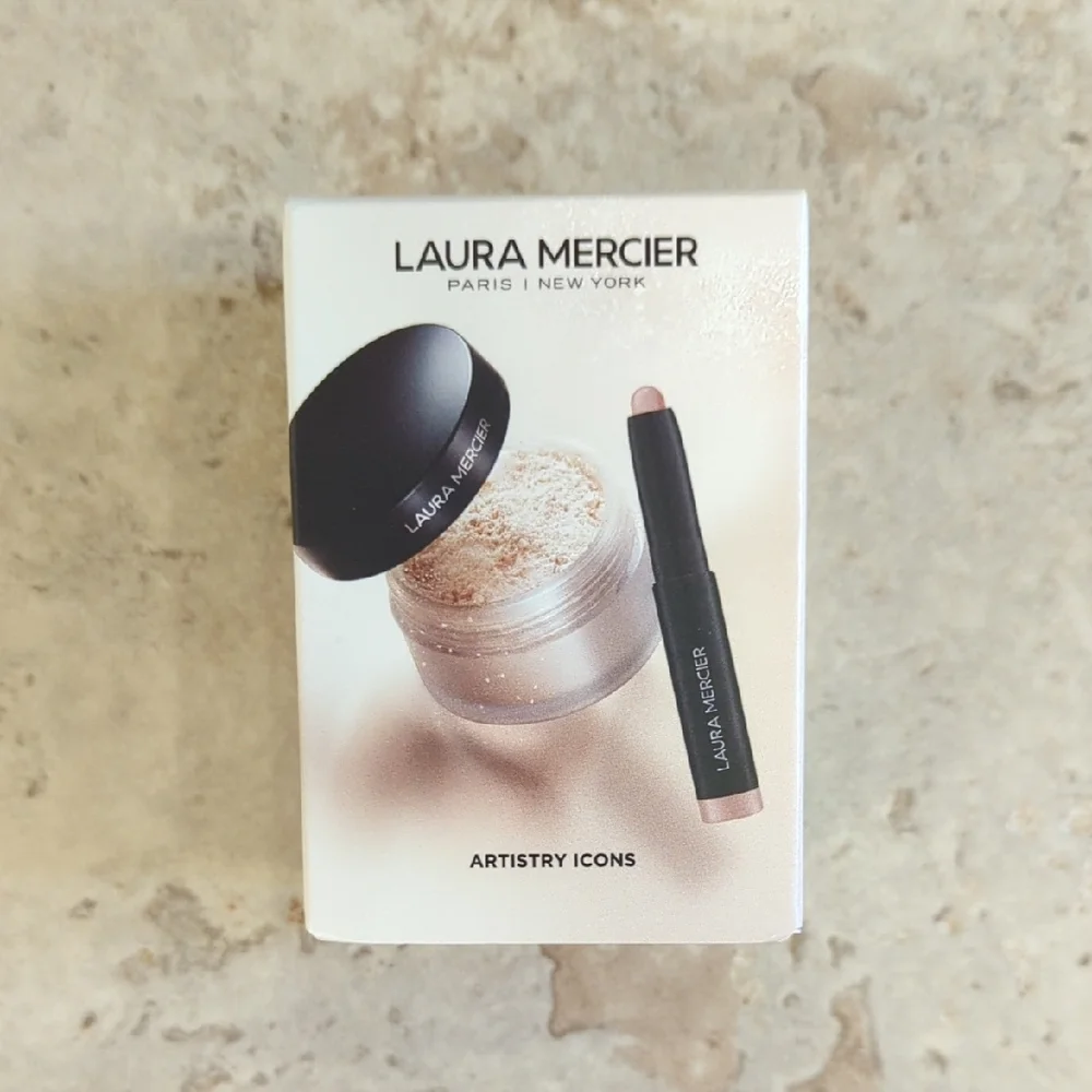 Laura Mercier Artistry Icons Makeup Set - Setting Powder and Stick Eyeshadow